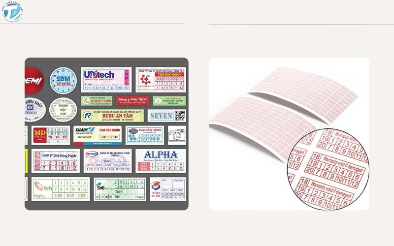 Kinh doanh sticker dán tường, decal xe, tem bảo hành